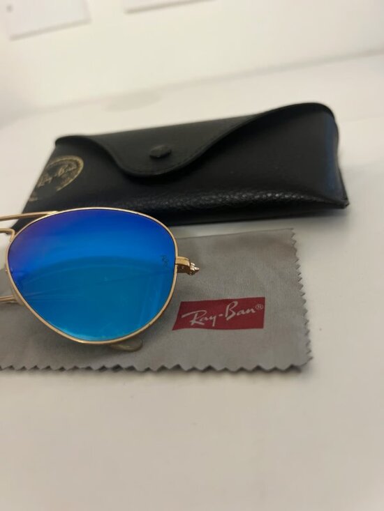 Unisex Ray Ban aviator sunglasses main image 6